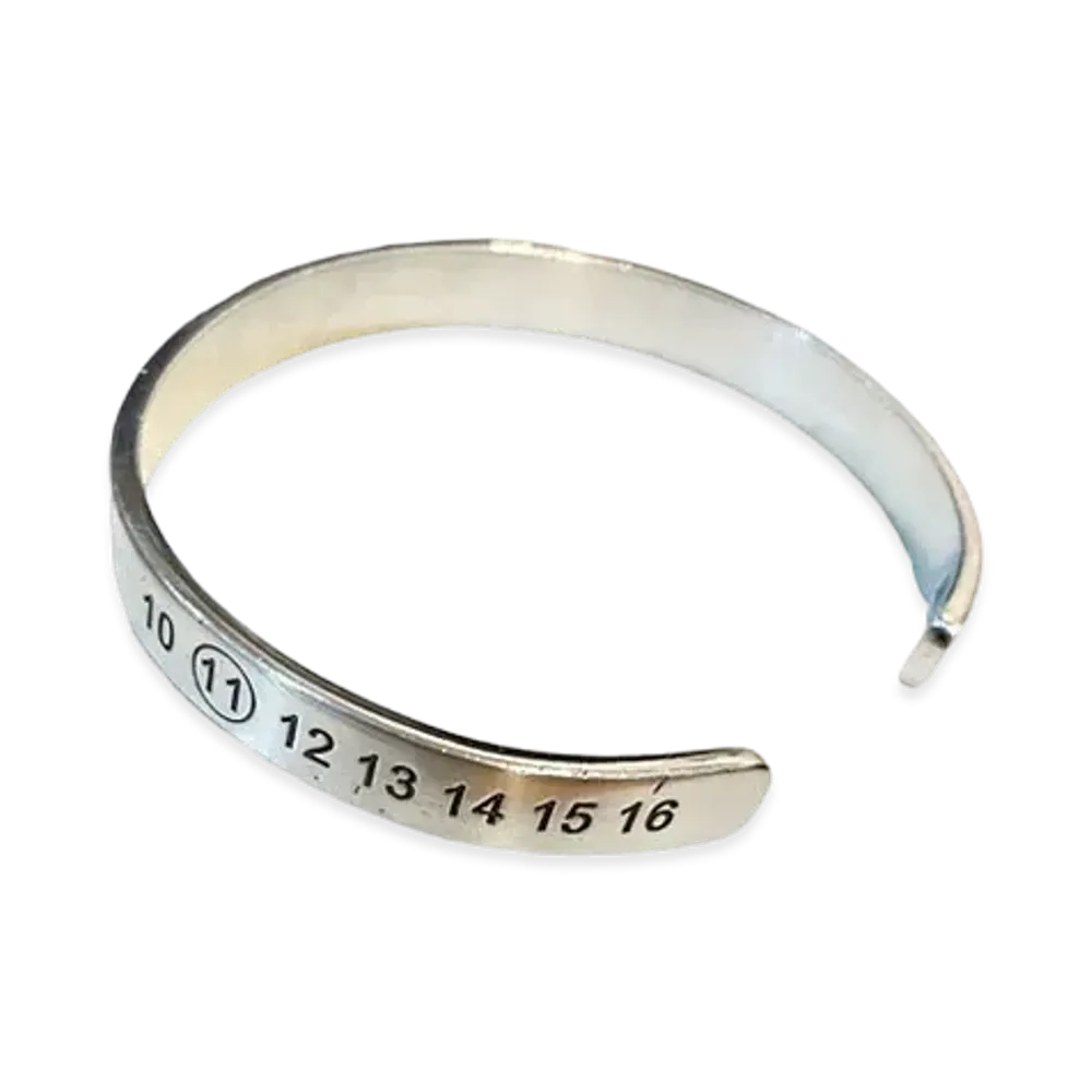 Maison Margiela Numbering Bangle "Silver"
