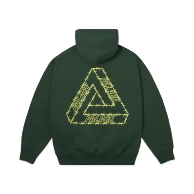 PALACE Barbed Tri-Ferg Hood "Green"