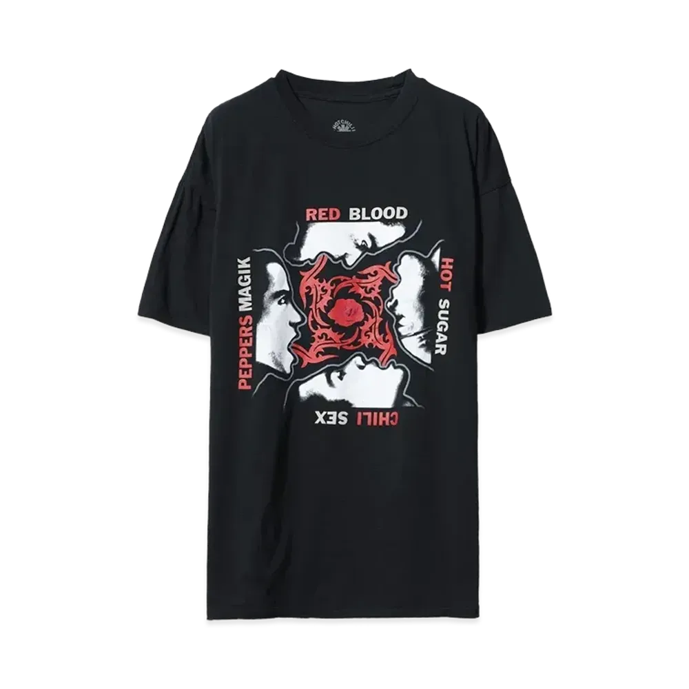 THRIFTY LOOK TEE THRIFTY RED HOT CHILL PEPPERS TEE "BLACK"