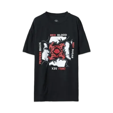 THRIFTY LOOK TEE THRIFTY RED HOT CHILL PEPPERS TEE "BLACK"