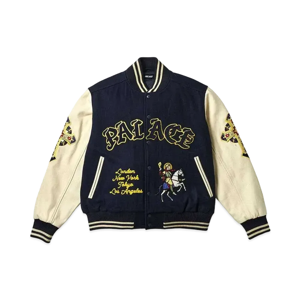 PALACE Saints Varsity Jacket "Navy"