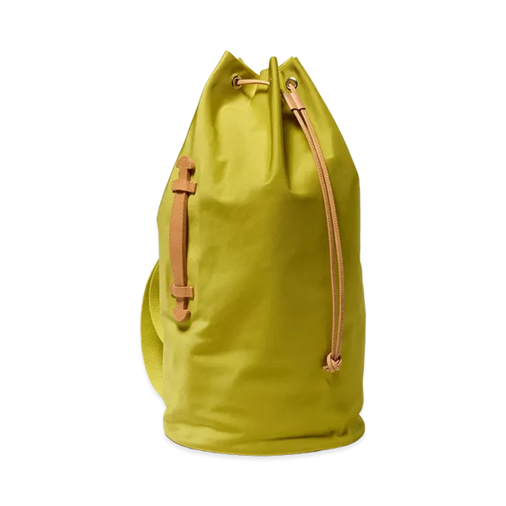 AURALEE Cordura Nylon Shoulder Bag Made by Aeta "Lime Yellow"
