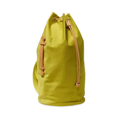 AURALEE Cordura Nylon Shoulder Bag Made by Aeta "Lime Yellow"