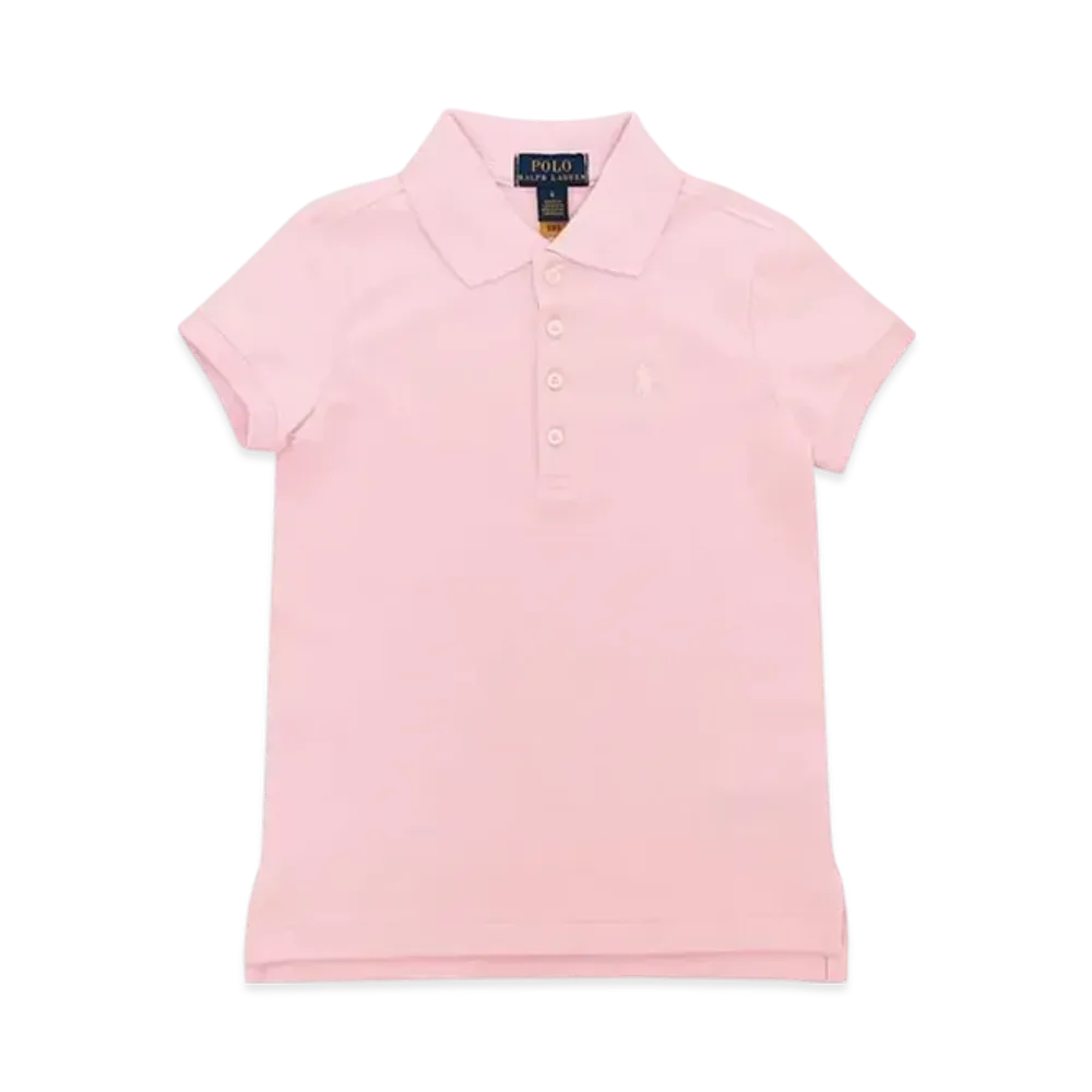 Polo Ralph Lauren Kids Small Pony Mesh Polo "Pink"
