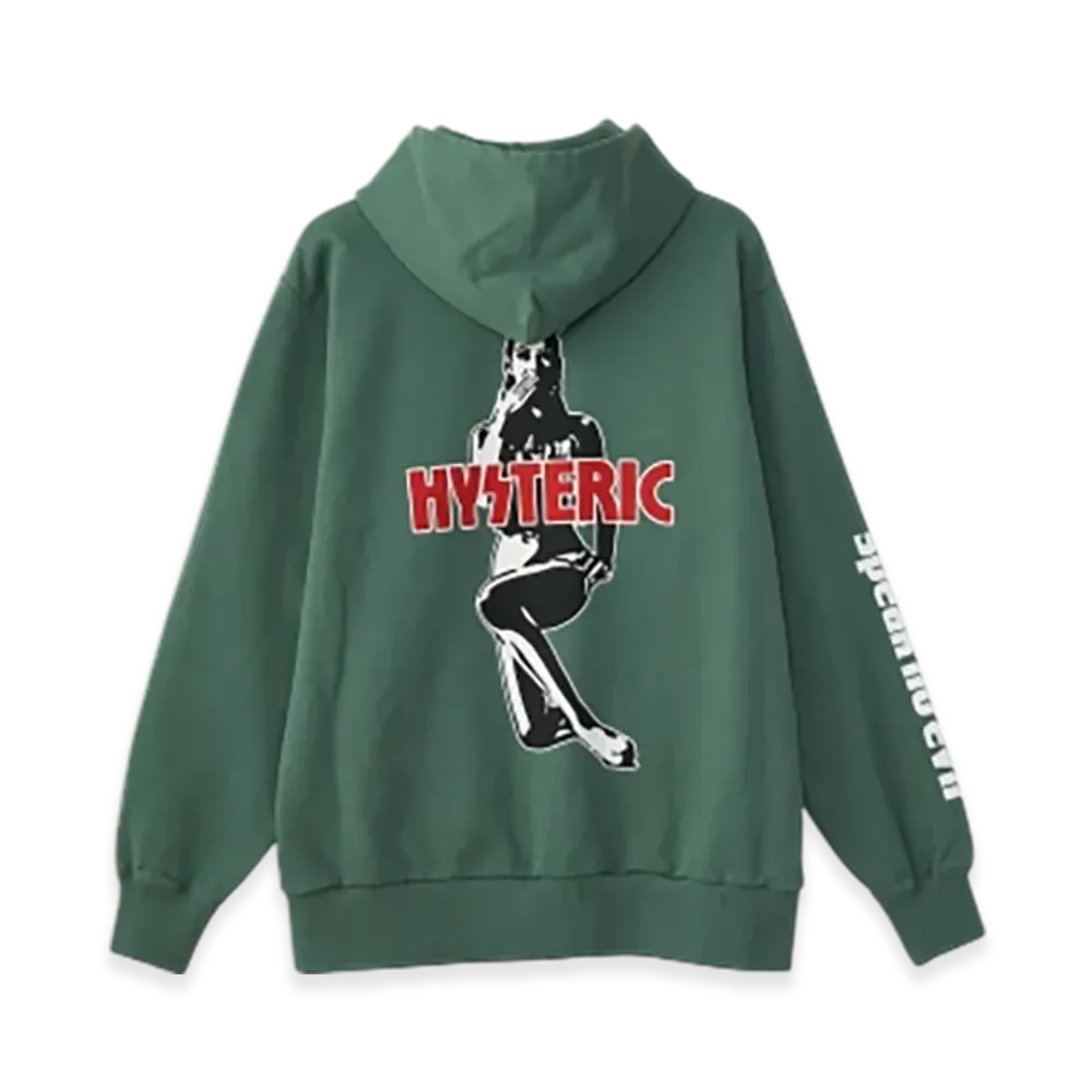 HYSTERIC GLAMOUR Speak No Evil Hoodie "Green"