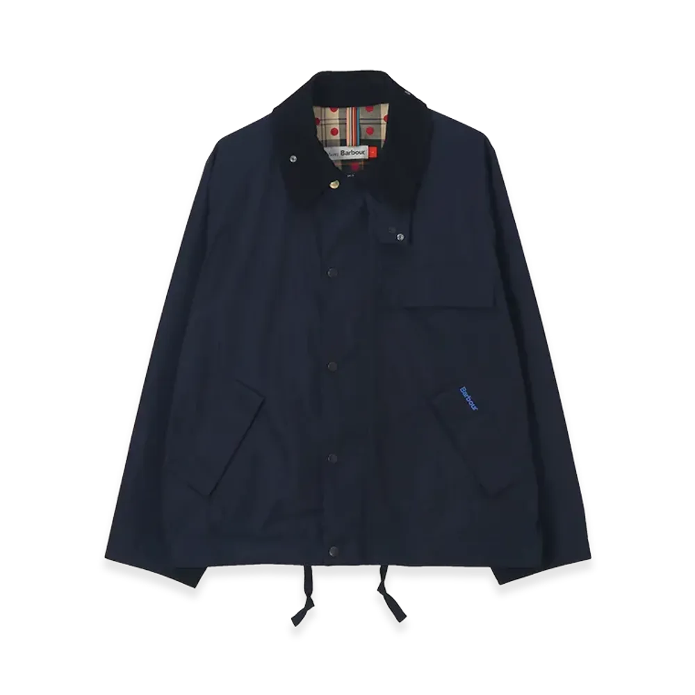 Barbour x Paul Smith Women's Transport Polyester Jacket "Navy"
