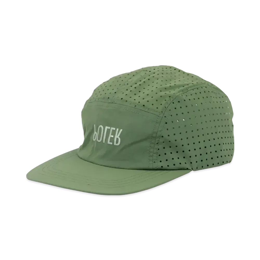 POLeR 5 Panel Dry Mesh Cap "Green"
