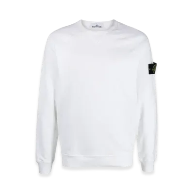 Stone Island 66360 Old Treatment Crewneck Sweatshirt - 23SS "White"