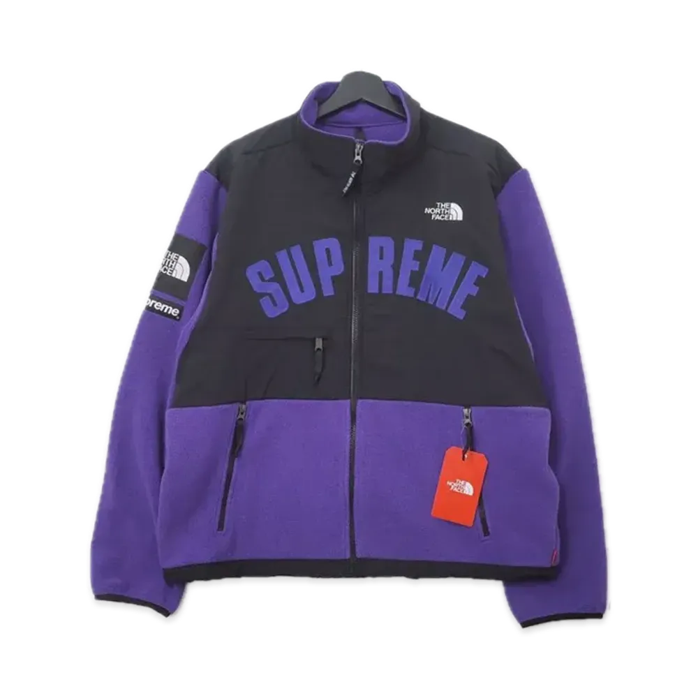 Supreme x The North Face Arc Logo Denali Fleece Jacket "Purple"