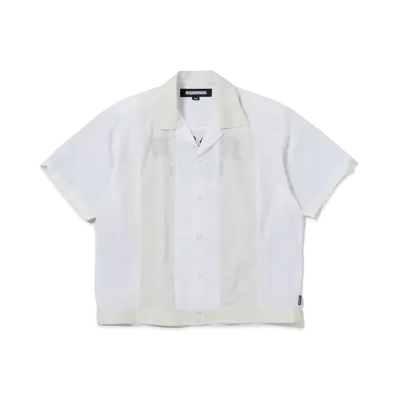 NEIGHBORHOOD Bowling Shirt SS "White x Ivory"
