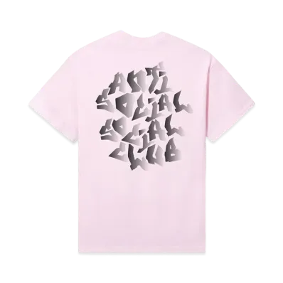 ANTI SOCIAL SOCIAL CLUB Cry Out Loud Tee "Pale Pink"