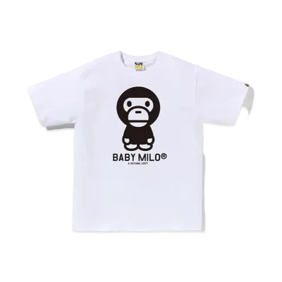 A BATHING APE Bapec Online ExclusiveBicolor Baby Milo Tee "White"