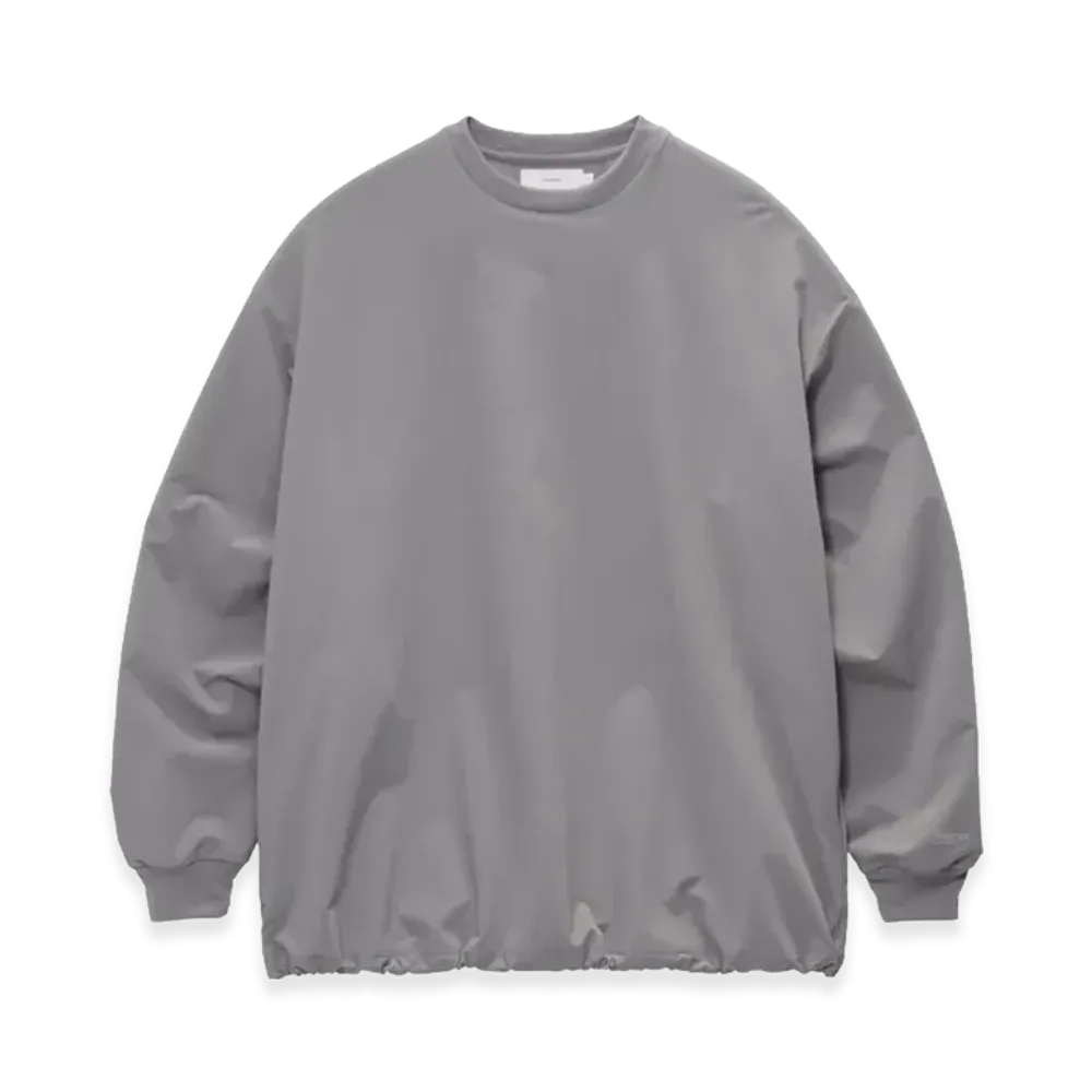 Graphpaper Pertex Equilibrium L/S Crew Neck Pullover "Stone Gray"