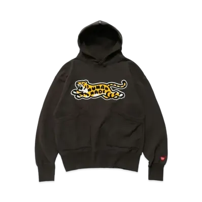 HUMAN MADE TIGER TSURIAMI HOODIE "Black"