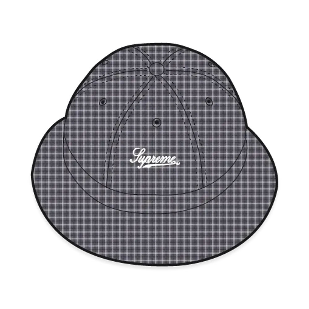 Supreme Cordura Plaid Bell Hat "Black"
