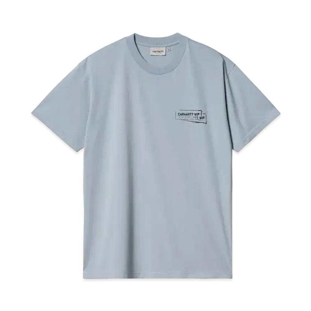 Carhartt S/S Stamp T-Shirt "Misty Sky/Black"