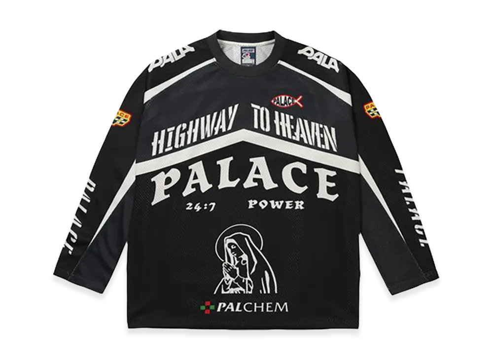 PALACE Highway To Heaven Jersey "Black"