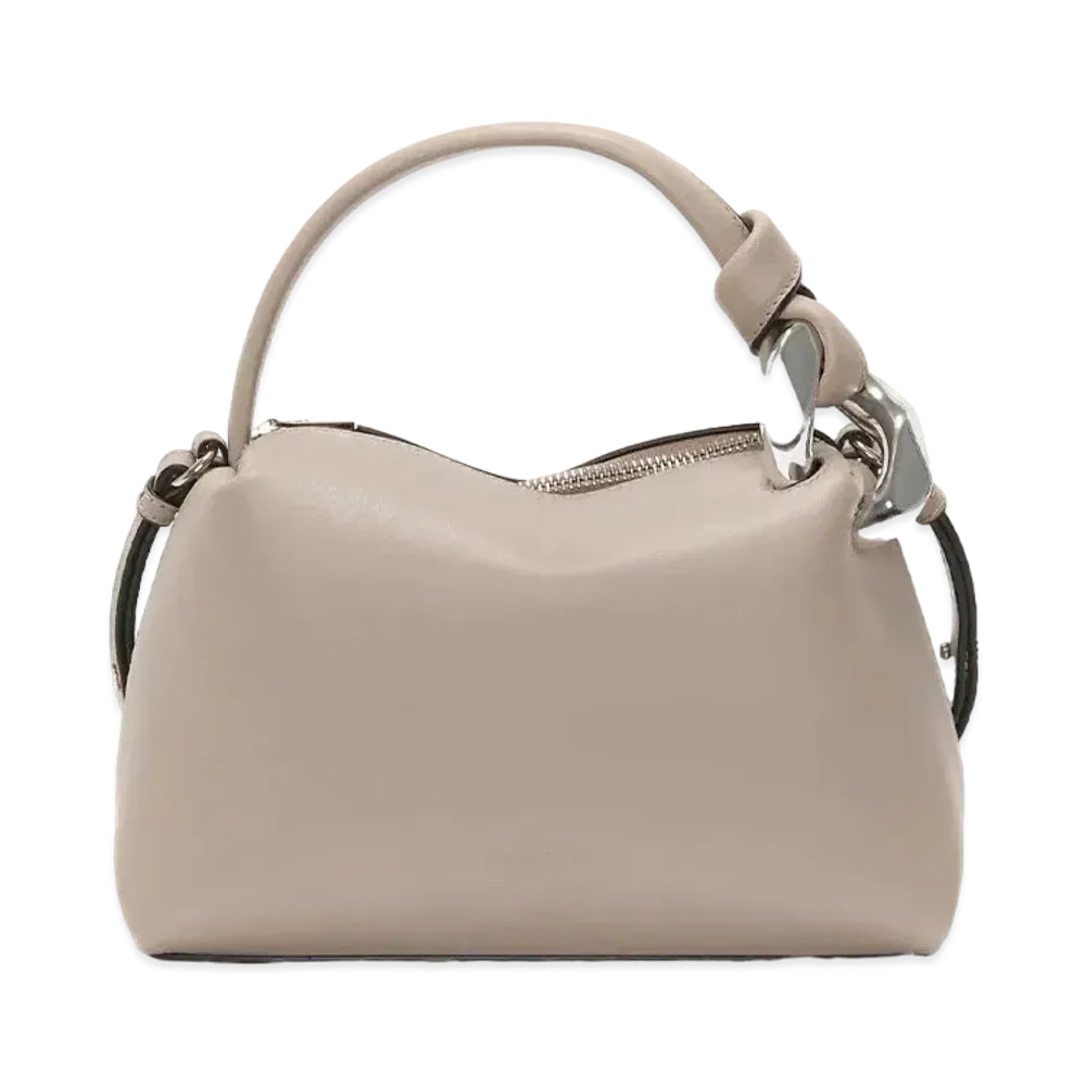 JW ANDERSON Small Jwa Corner Bag - Leather Bag "Taupe"