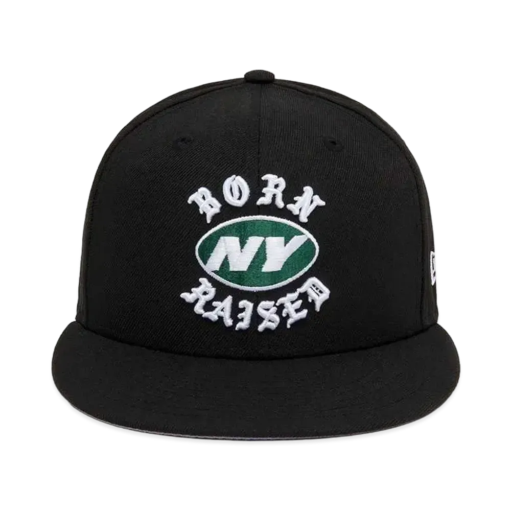NEW ERA x Born x Raised x NFL + Jets Snapback Rocker Hat "Black"