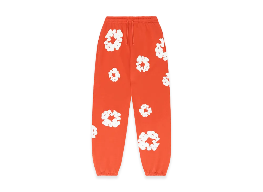 DENIM TEARS The Cotton Wreath Sweat Pants "Orange"