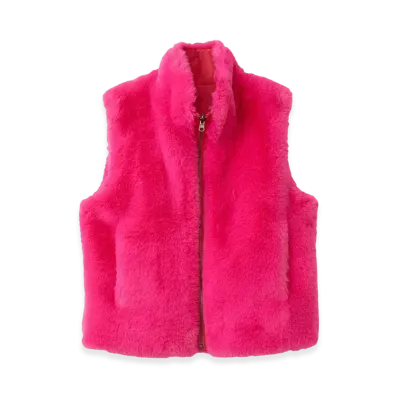 HYSTERIC GLAMOUR Hysteric Inc Reversible Fur Vest "Pink"