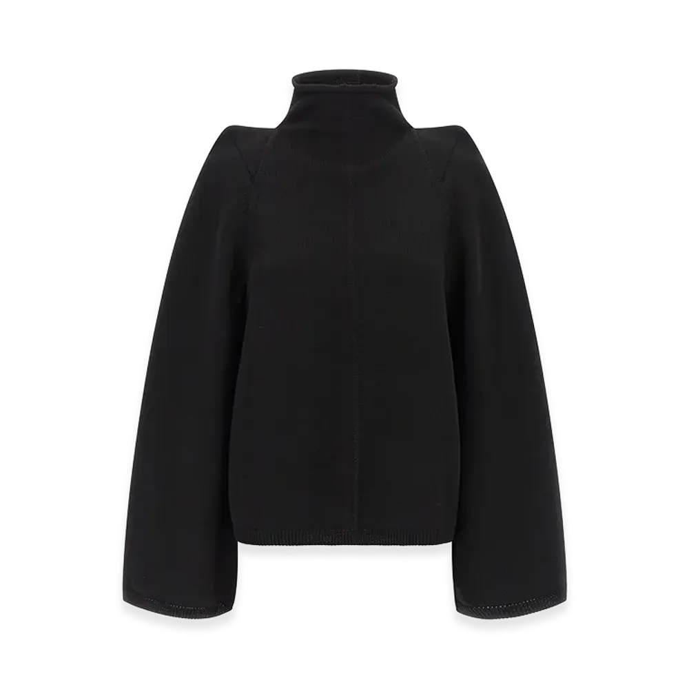 Rick Owens Women's Con Top' Sweater "Black"