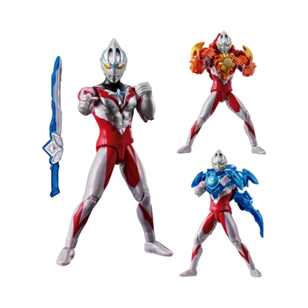 BANDAI "ULTRA ACTION FIGURE" -ULTRAMAN ARC- ULTRAMAN ARC SOLIS&LUNA ARMOR SET
