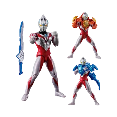 BANDAI "ULTRA ACTION FIGURE" -ULTRAMAN ARC- ULTRAMAN ARC SOLIS&LUNA ARMOR SET