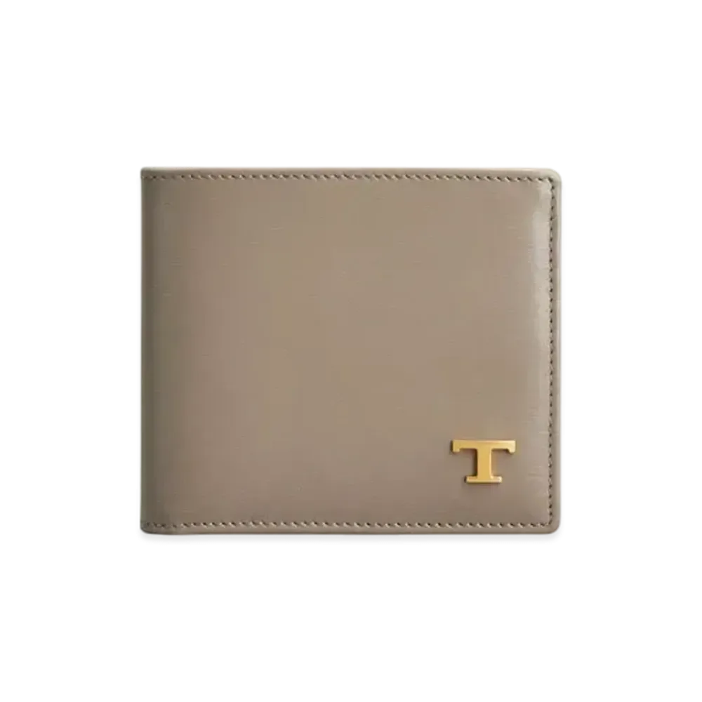TOD'S Wallet in Leather "Gray"