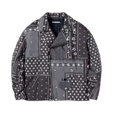 NEIGHBORHOOD BANDANA CHOPPED RIDERS / C-JK "Gray"