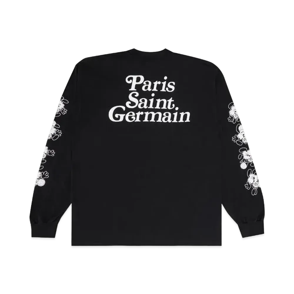 ヴェルディ パリサンジェルマン ロングスリーブ Tシャツ "ブラック"