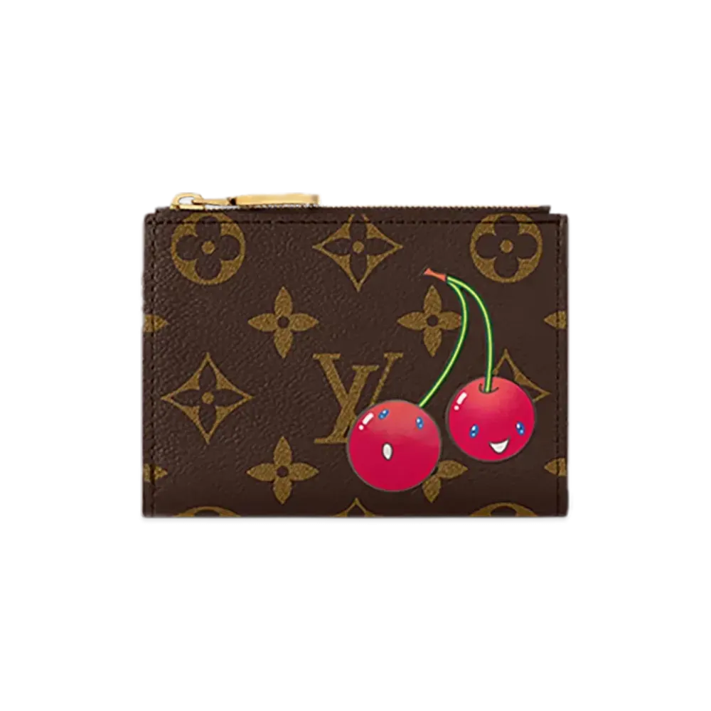 Louis Vuitton x Takashi Murakami Portofeuil Lisa "Cherry Brown"
