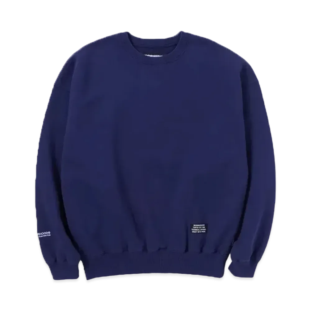 NEIGHBORHOOD SD-S Crewneck LS . CO "Navy"