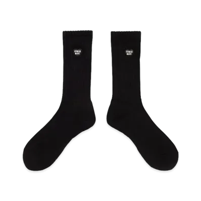 HUMAN MADE Pile Socks "Black"