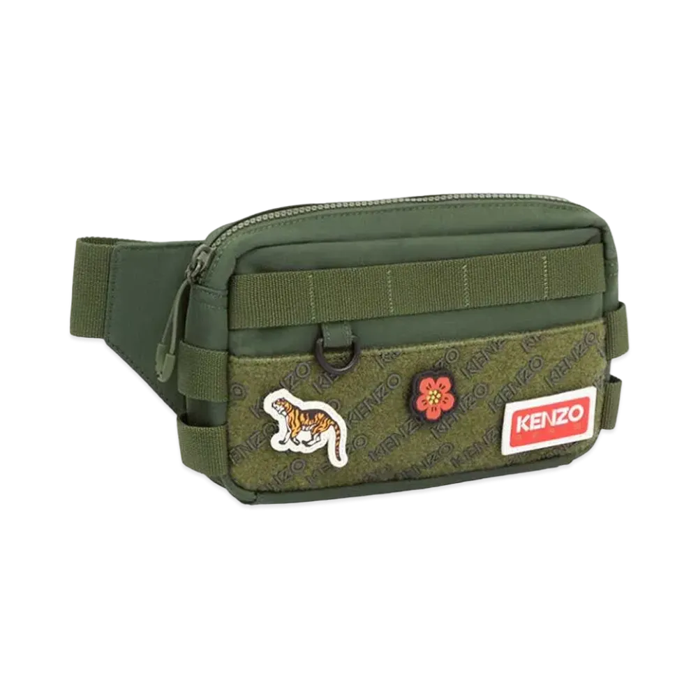 KENZO Jungle Bum Bag "Dark Khaki"
