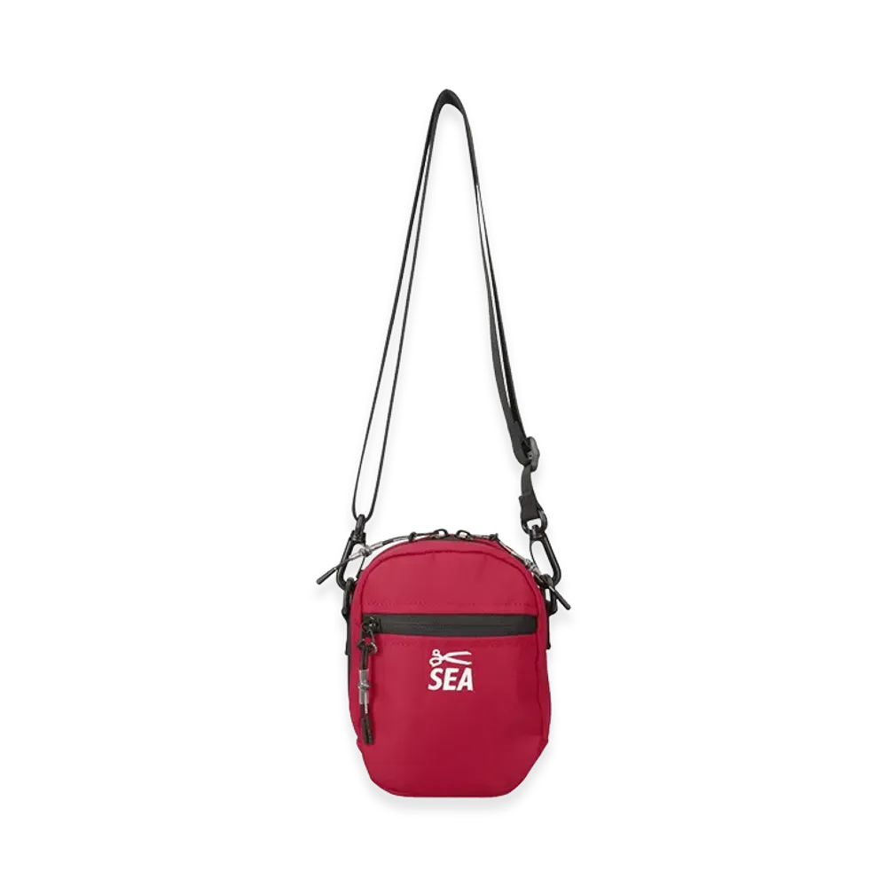WIND AND SEA x DENHAM Mini Shoulder Bag "Red"