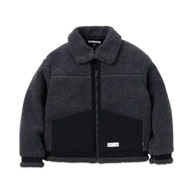 NEIGHBORHOOD Boa Fleece B-3 Type Jacket "Gray"