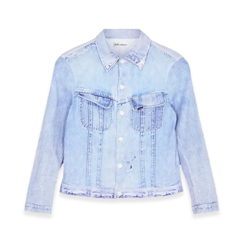 OUR LEGACY Rebirth Pleated Shirt "Digital Rodeo Print"