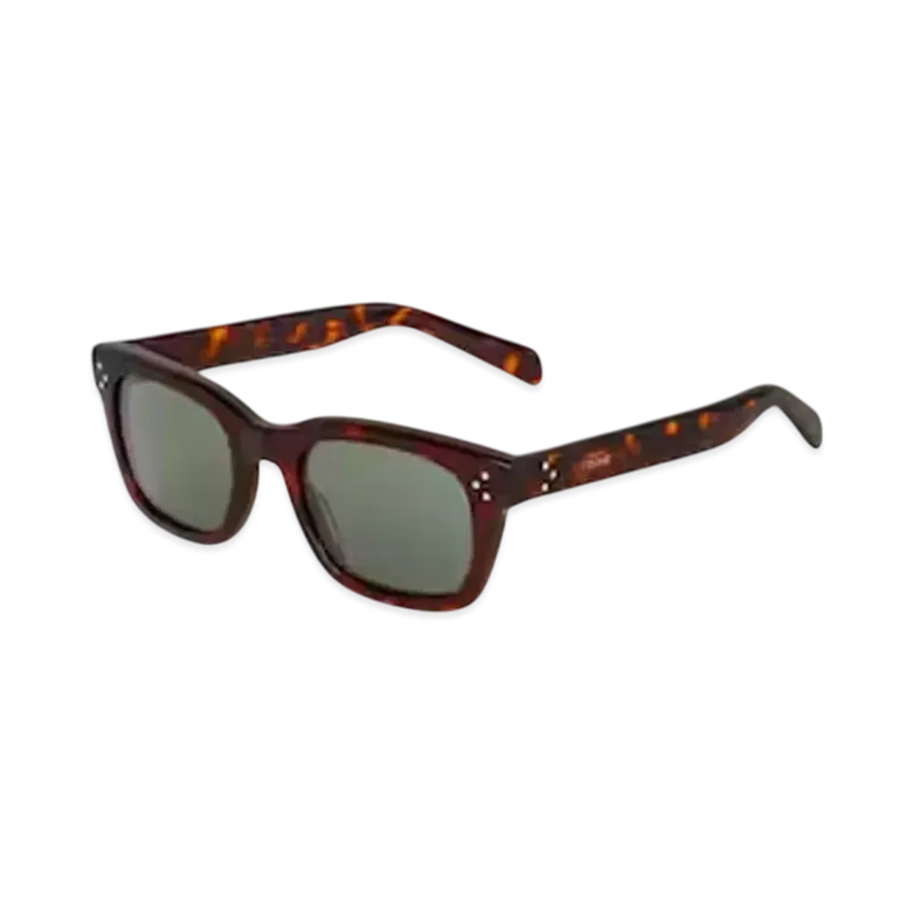 CELINE Black Frame 41 Sunglasses in Acetate "Red Havana"