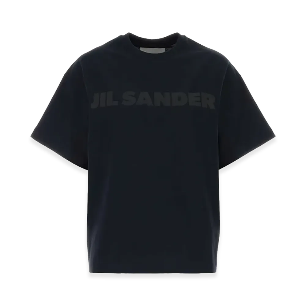 Jil Sander Women's Cotton Tee "Midnight Blue"