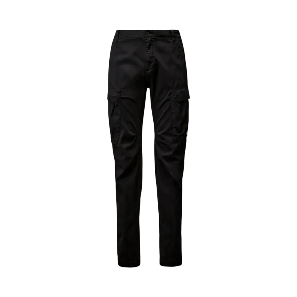 C.P. Company Stretch Sateen Ergonomic Cargo Pants "Total Eclipse Blue"