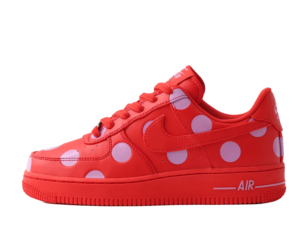 Nike Women's Air Force 1 Low "Polka Dot/Red"