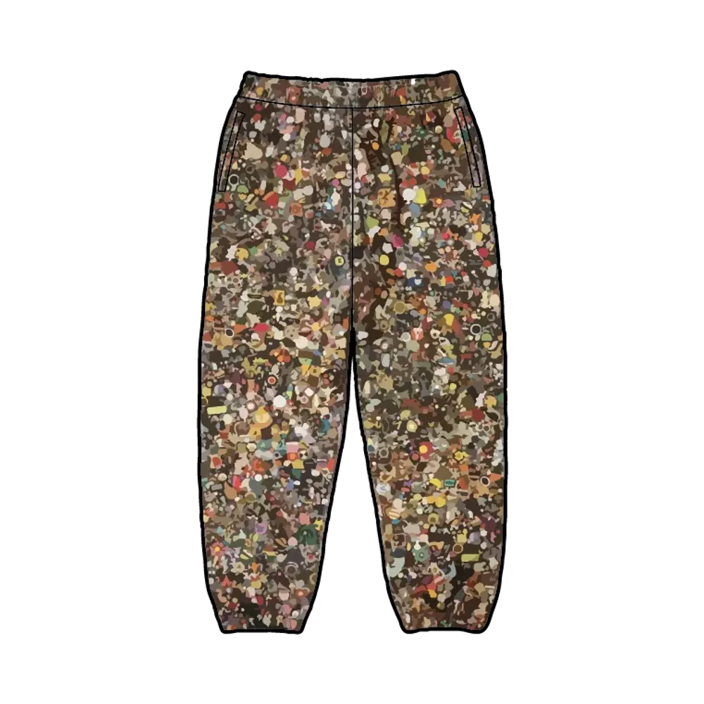 Supreme x Mike Kelley Sweatpant "Multicolor"