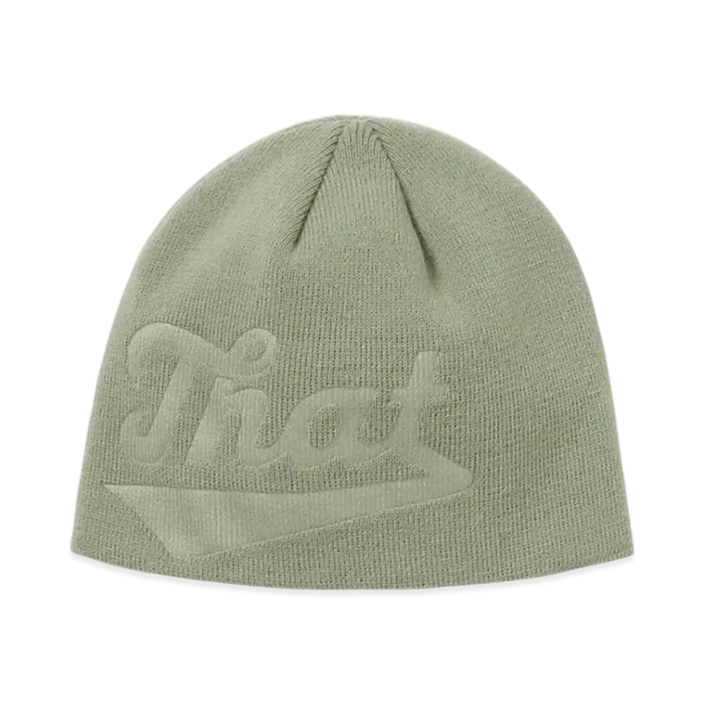 thisisneverthat Debossed That No Cuff Beanie "Light Green"