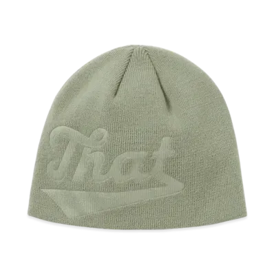 thisisneverthat Debossed That No Cuff Beanie "Light Green"