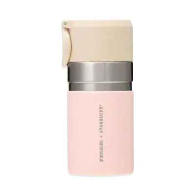 STARBUCKS SAKURA 2024 Stainless Steel Bottle Stanley Pink 280ml "Pink/Beige"