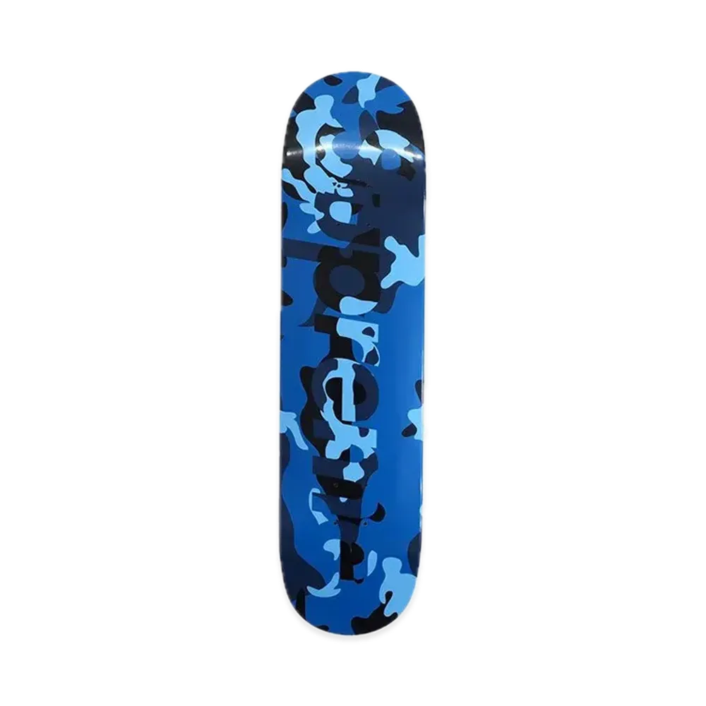 Supreme Camo Logo Skateboard "Camo Blue"