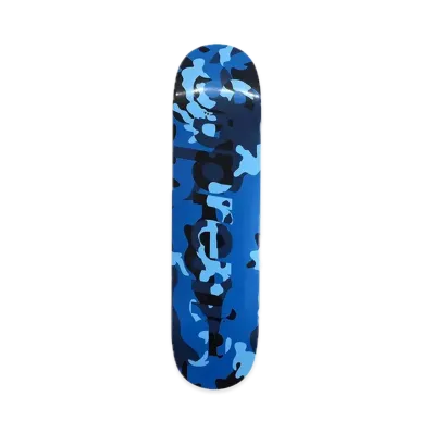 Supreme Camo Logo Skateboard "Camo Blue"