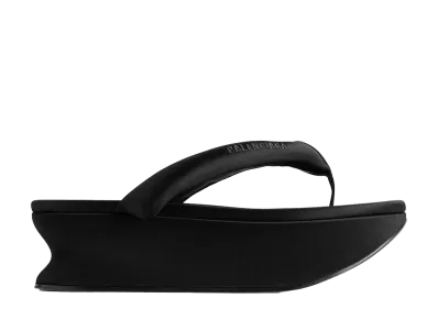 BALENCIAGA Women's Gaeta Thong "Black"