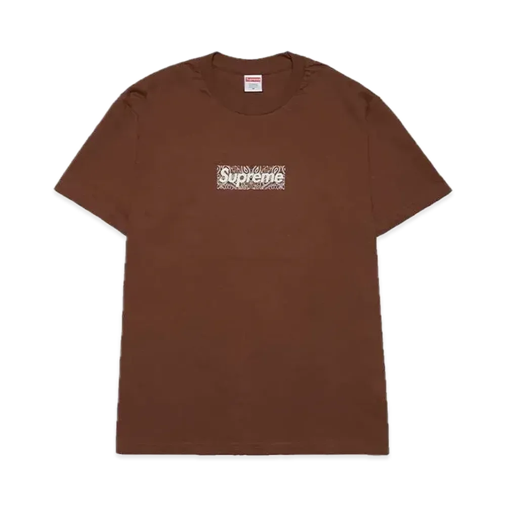 Supreme Bandana Box Logo Tee "Brown"